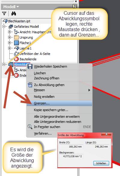 Blech Grenzen