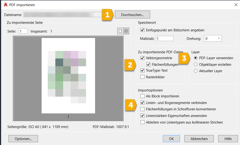 PDFIMPORT Datei