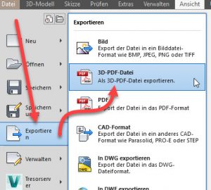 3D PDF Befehl