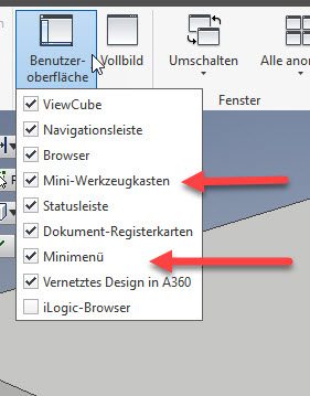 Minimenü Mini-Werkzeugkasten