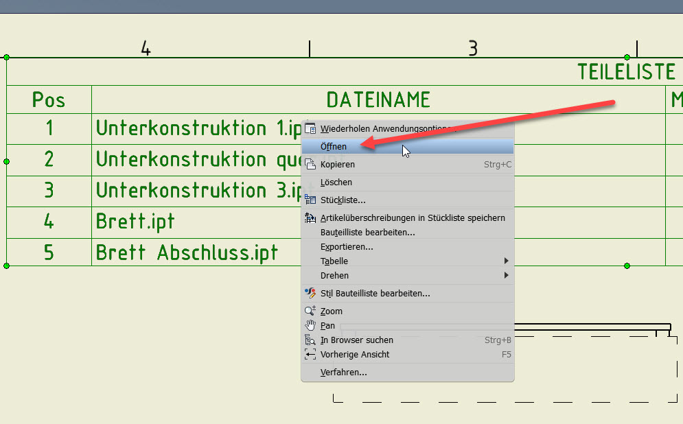 Teileliste-bauteil-aus-kontextmenue-oeffnen