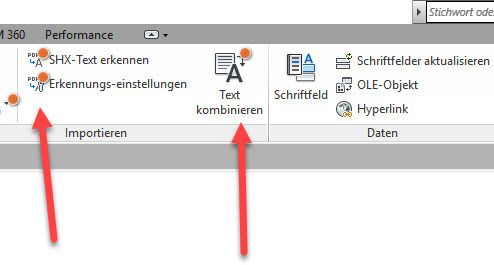 Markierung für neue Funktionen
